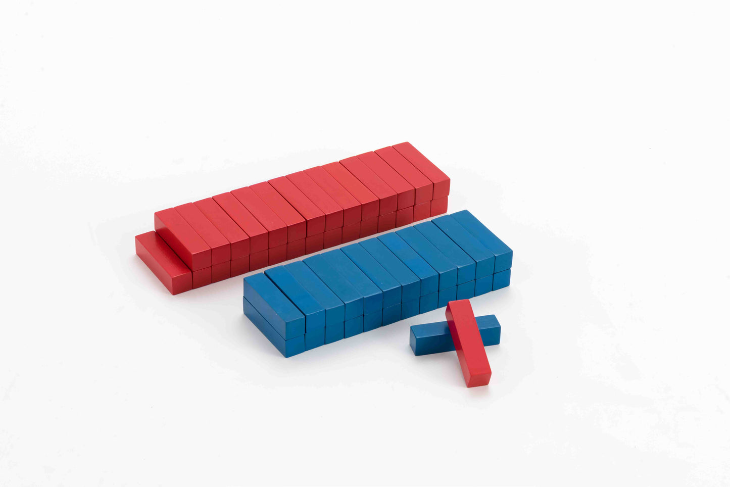 unit rod (55) 30 for red and 25 for blue