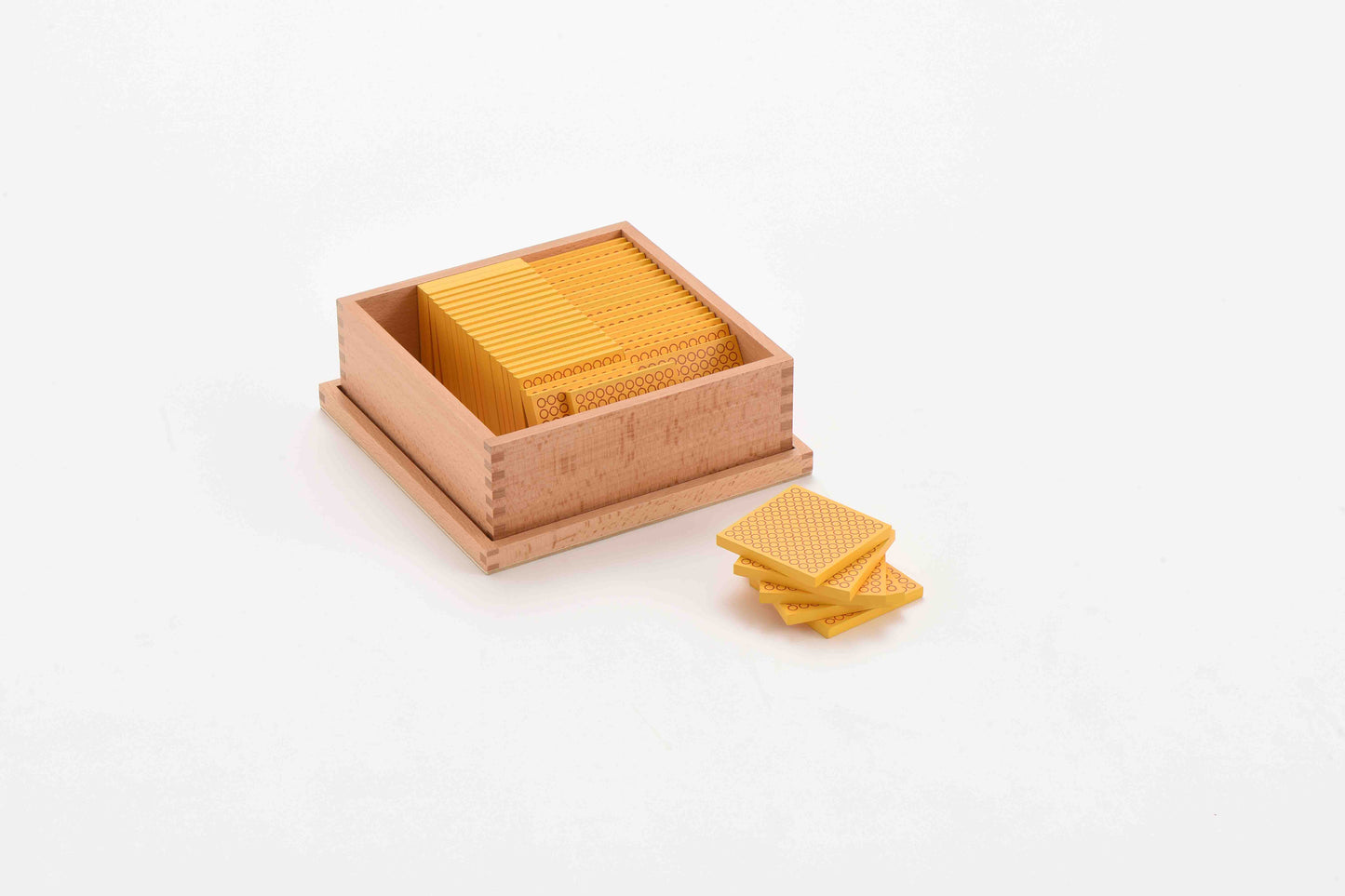 45 Wooden Squares with box