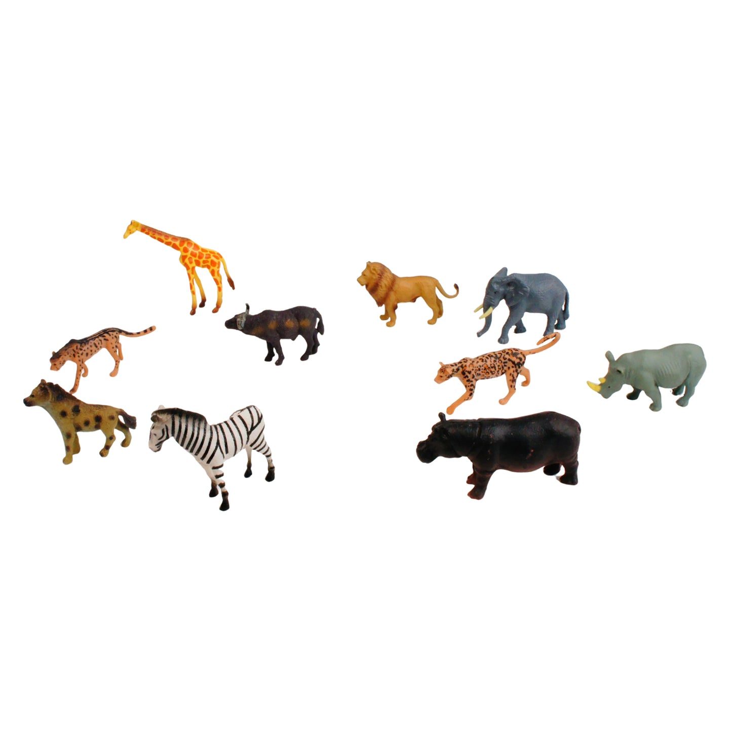 Mini Animaux continentaux – Afrique, texte personnalisé, bilingue, monolingue