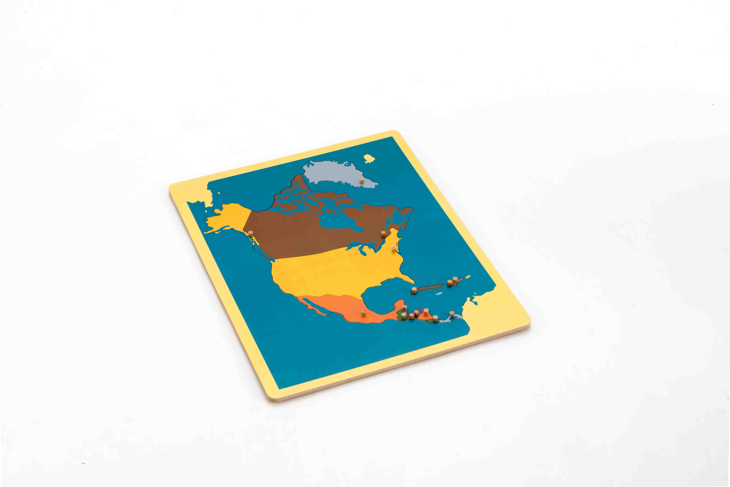 Puzzle Map of North America