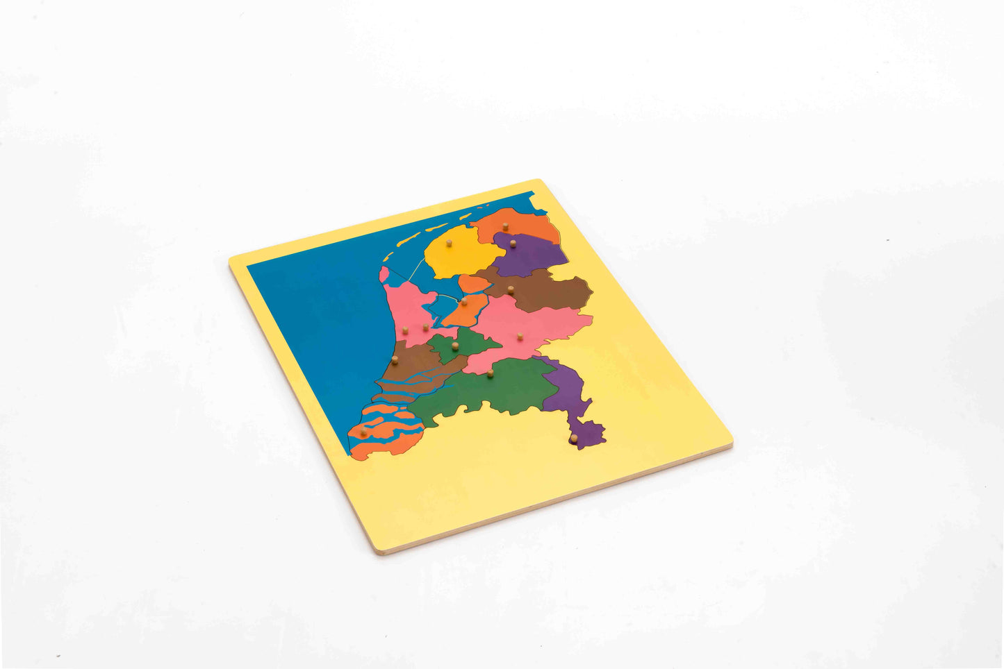 Puzzle Map of Holand