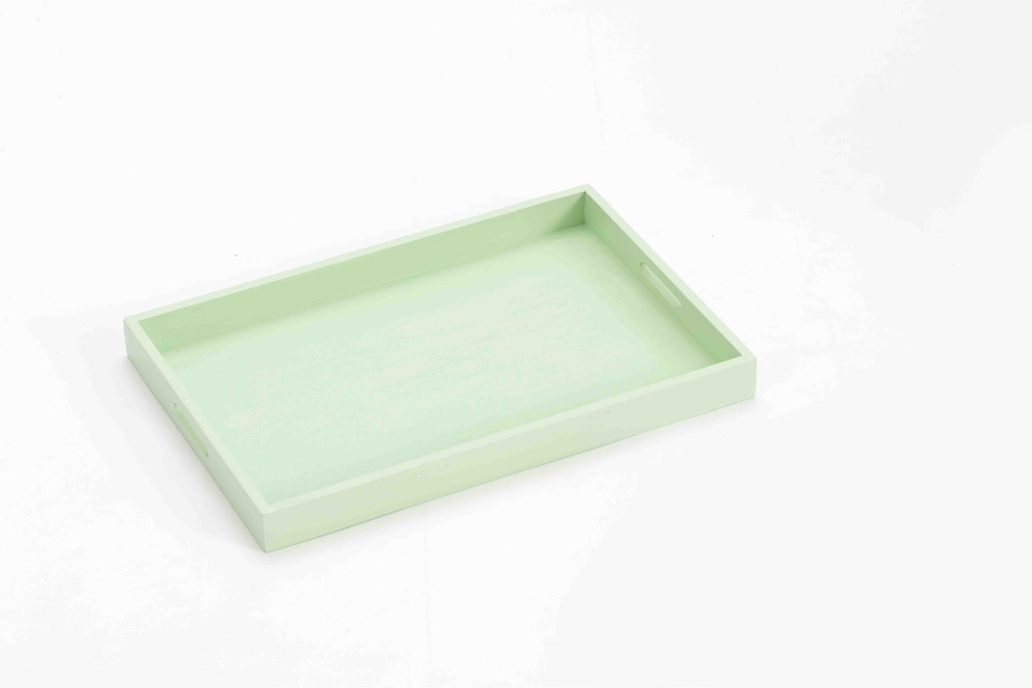 Wooden Tray ( 37.5×24.5cm )-Light Green