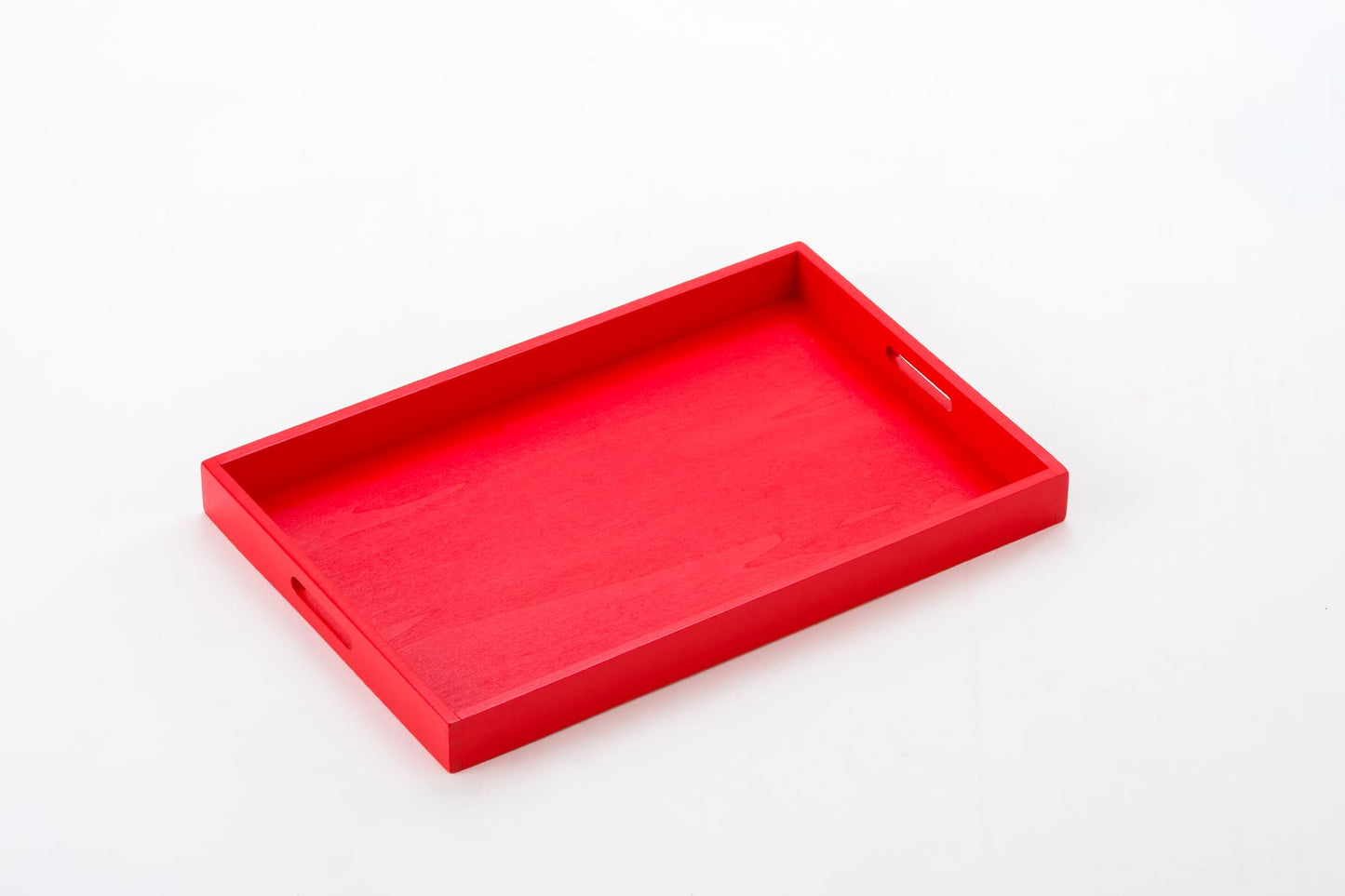 Wooden Tray ( 37.5×24.5cm )-Red