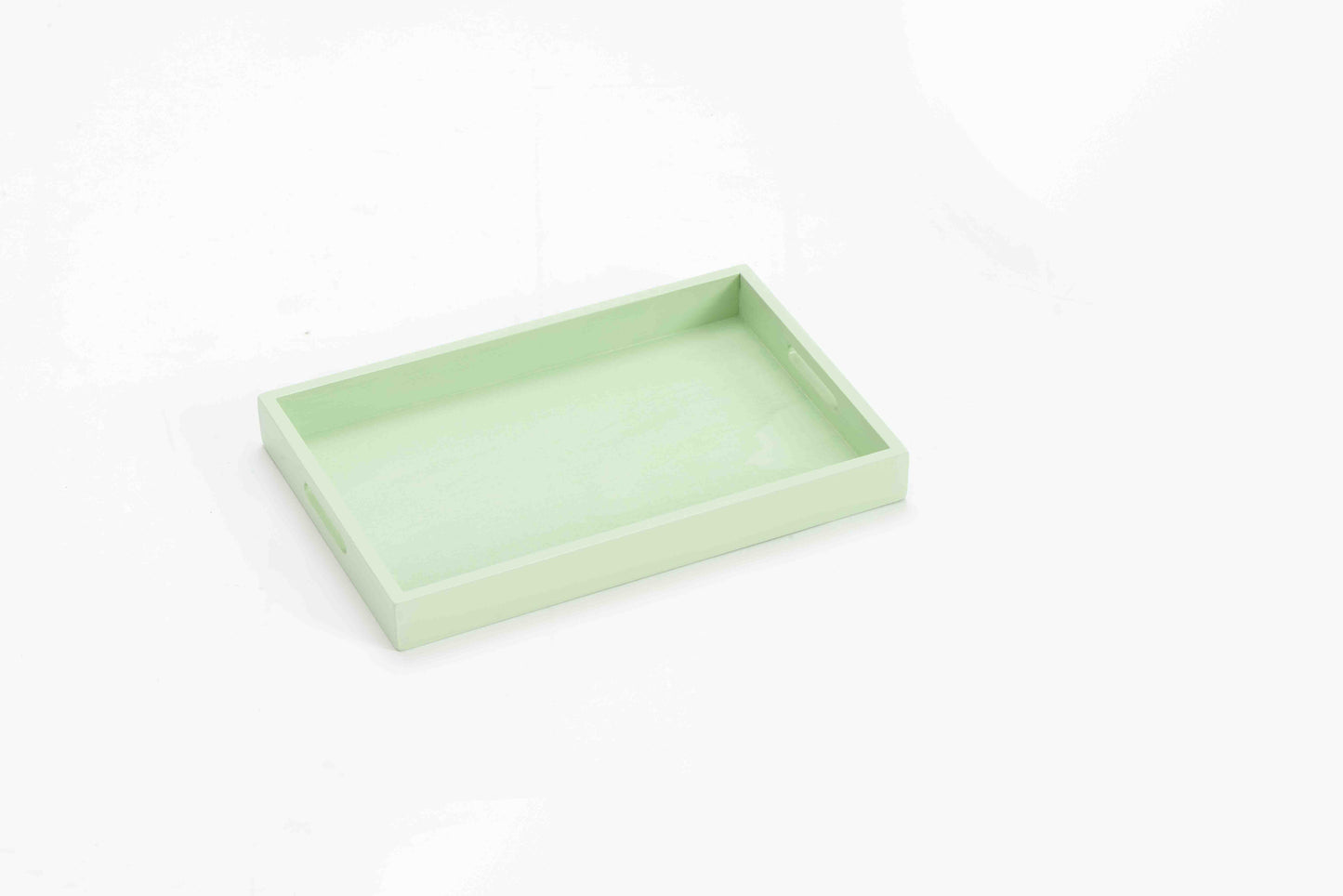 Wooden Tray with Handle (20*30cm )-Light Green