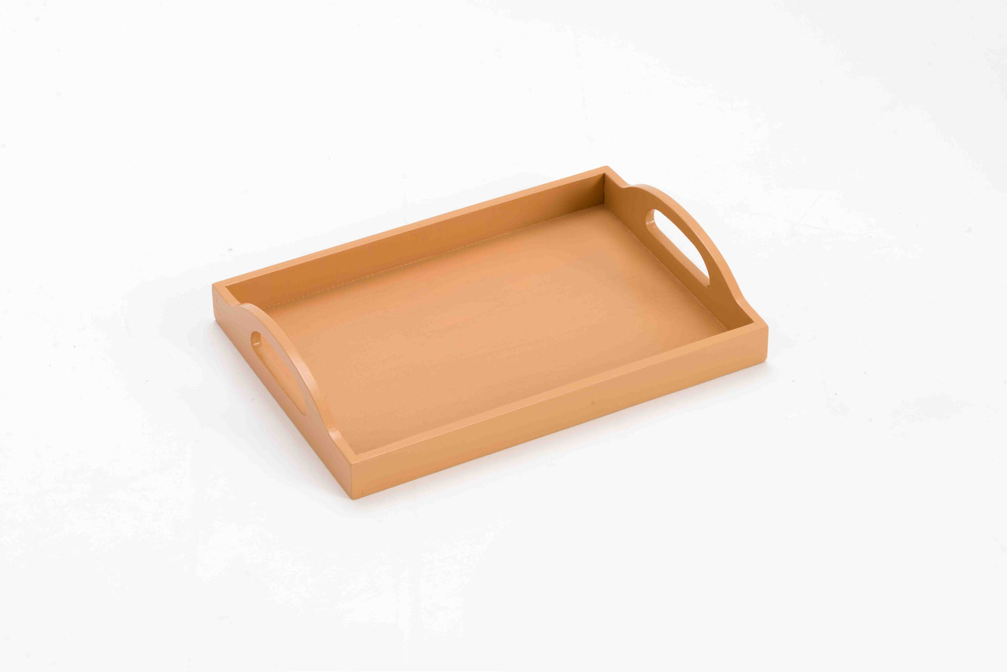 Trays-Medium with Handle-28*18 cm-Tan