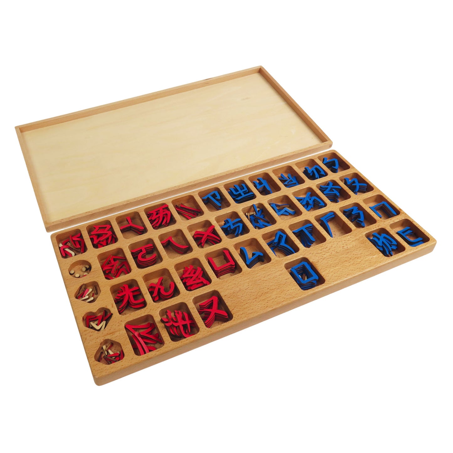 Zhuyin movable alphabets with box