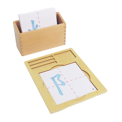 Chalk radical stroke order cards No.2