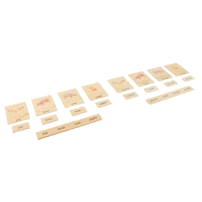 Animal Family- Pig， Custom Text，Bilingual，Monolingual