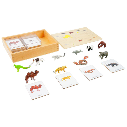 Mini Animaux continentaux – Asie, texte personnalisé, bilingue, monolingue