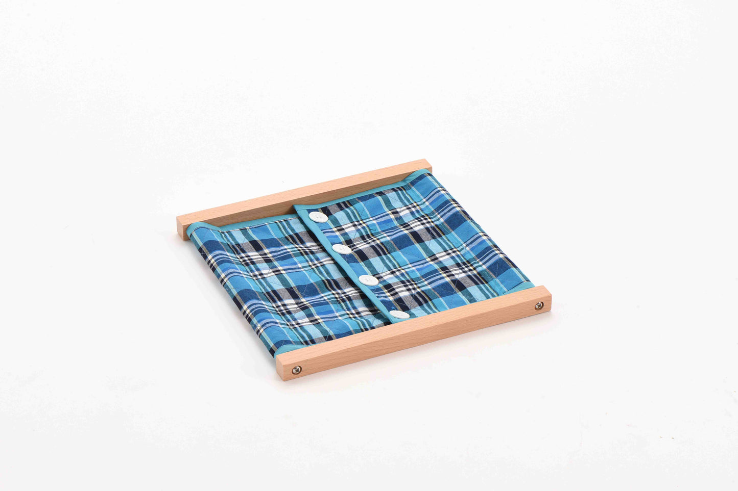 Buttoning Frame With Large Buttons--Pattern cloth