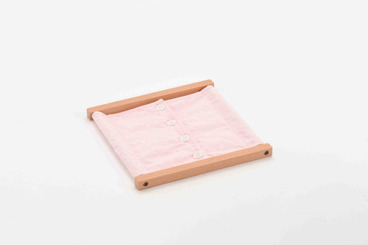 Buttoning Frame With Large Buttons--Plain cloth