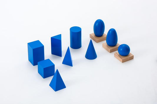 Geometric Solids-blue