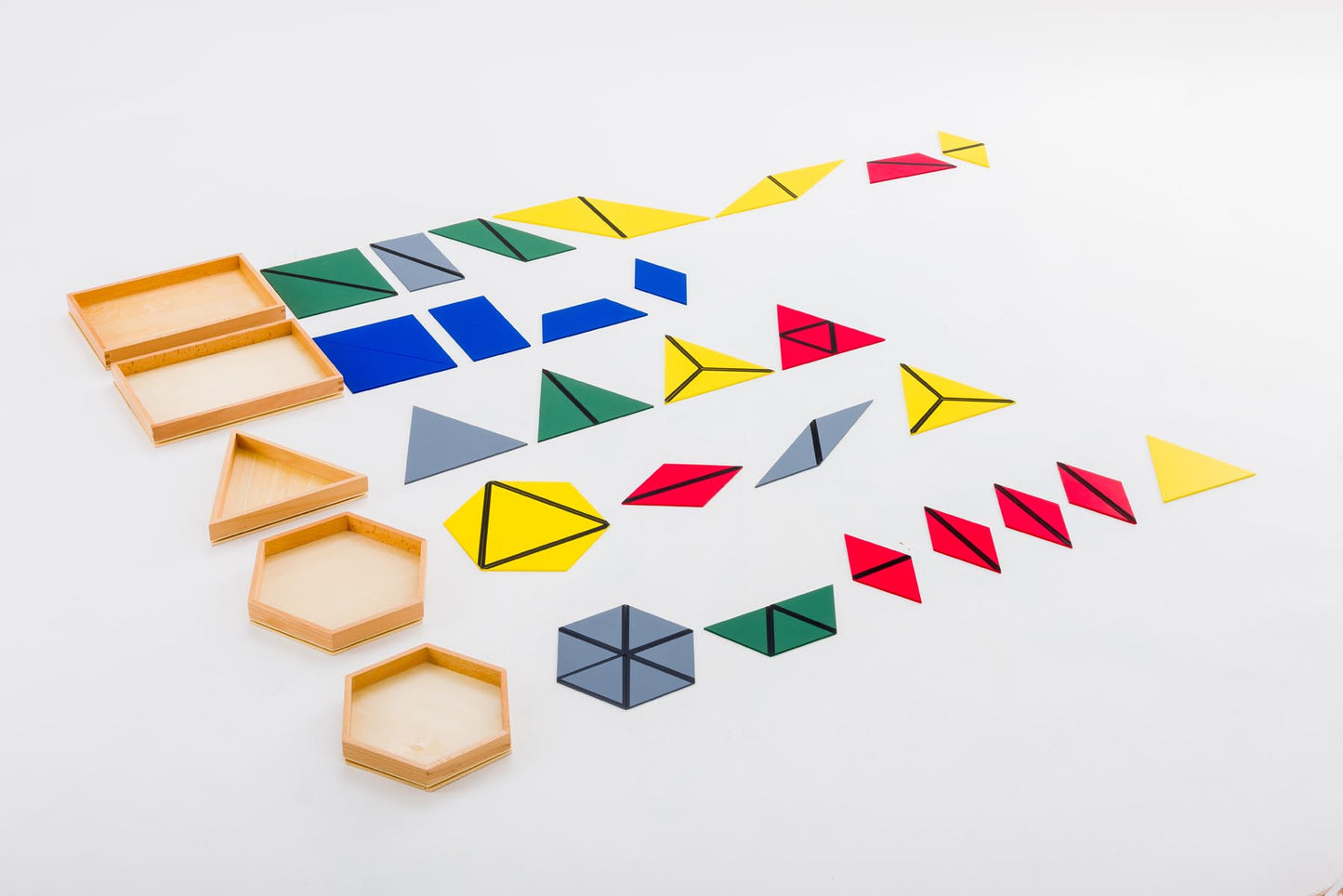 Constructive Triangles, Set of 5  Boxes