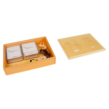 Mini Animaux continentaux – Polaire, texte personnalisé, bilingue, monolingue