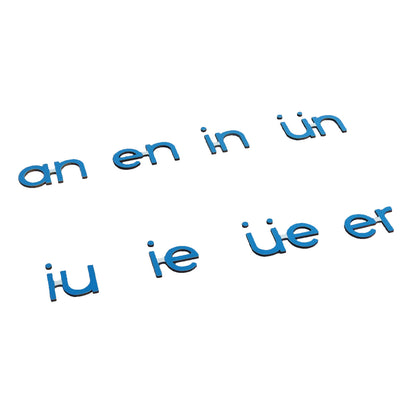 Pinyin movable alphabets with box-finals