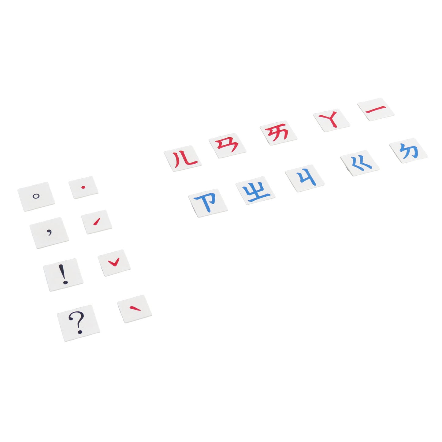 Zhuyin red/blue spelling cards with box