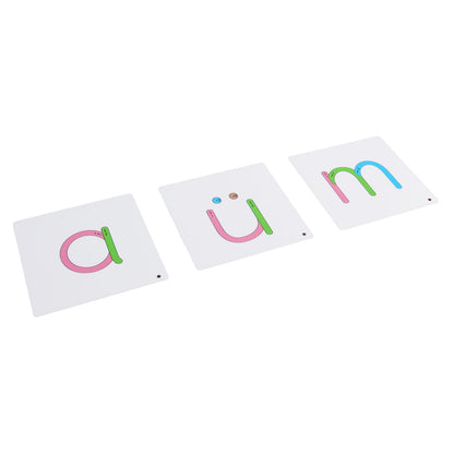 Pinyin alphabets chalk stroke order cards