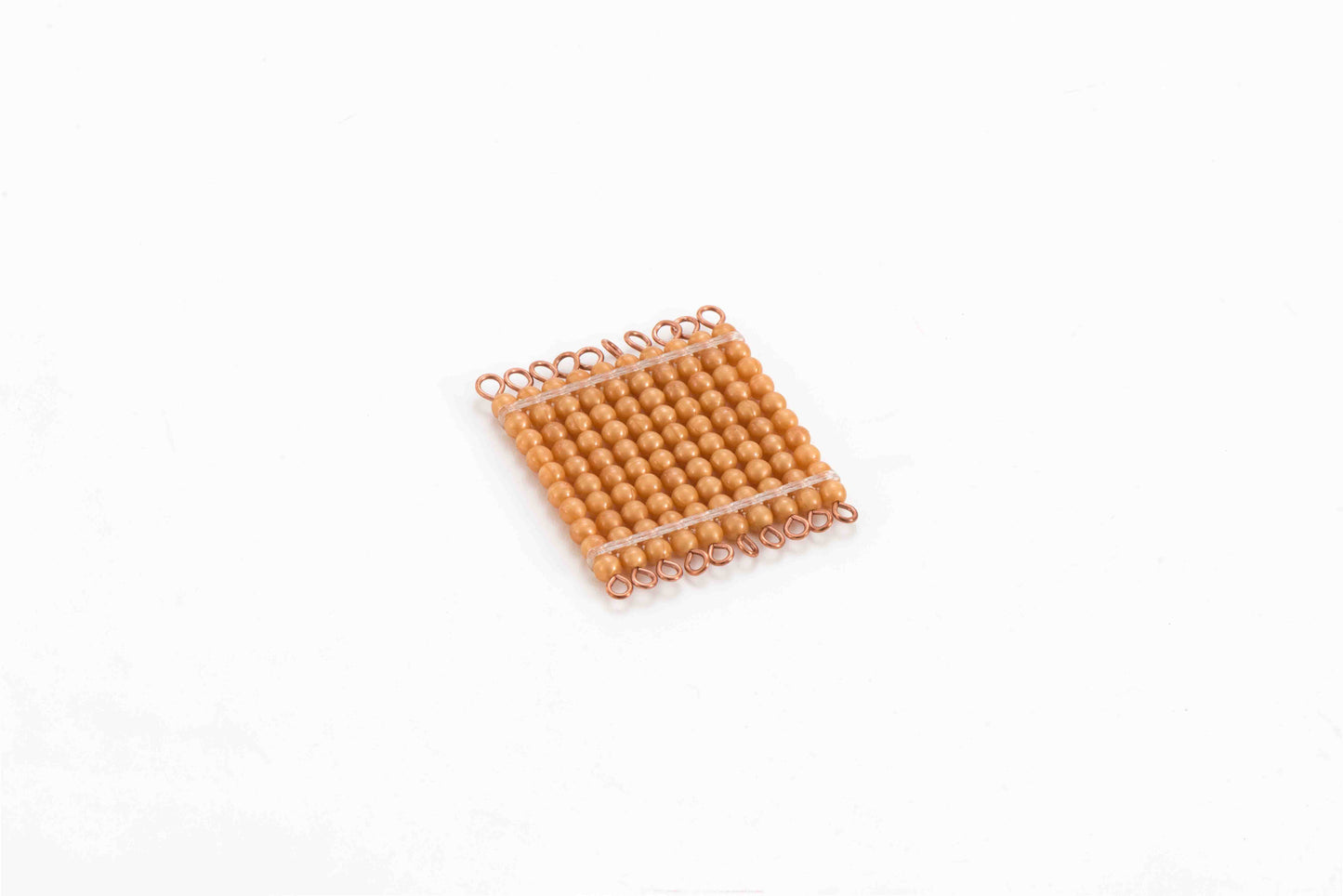 Golden Bead Square Of 100, Individual Beads