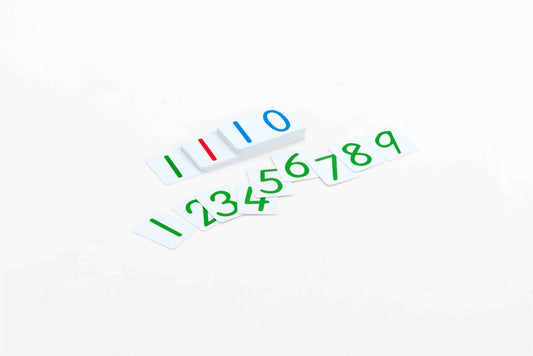 Large Number Cards 1-1000, Plastic-English NUMBERS