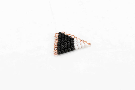 Short Bead Stairs(from 1-9 bead bars),individual beads, black/white