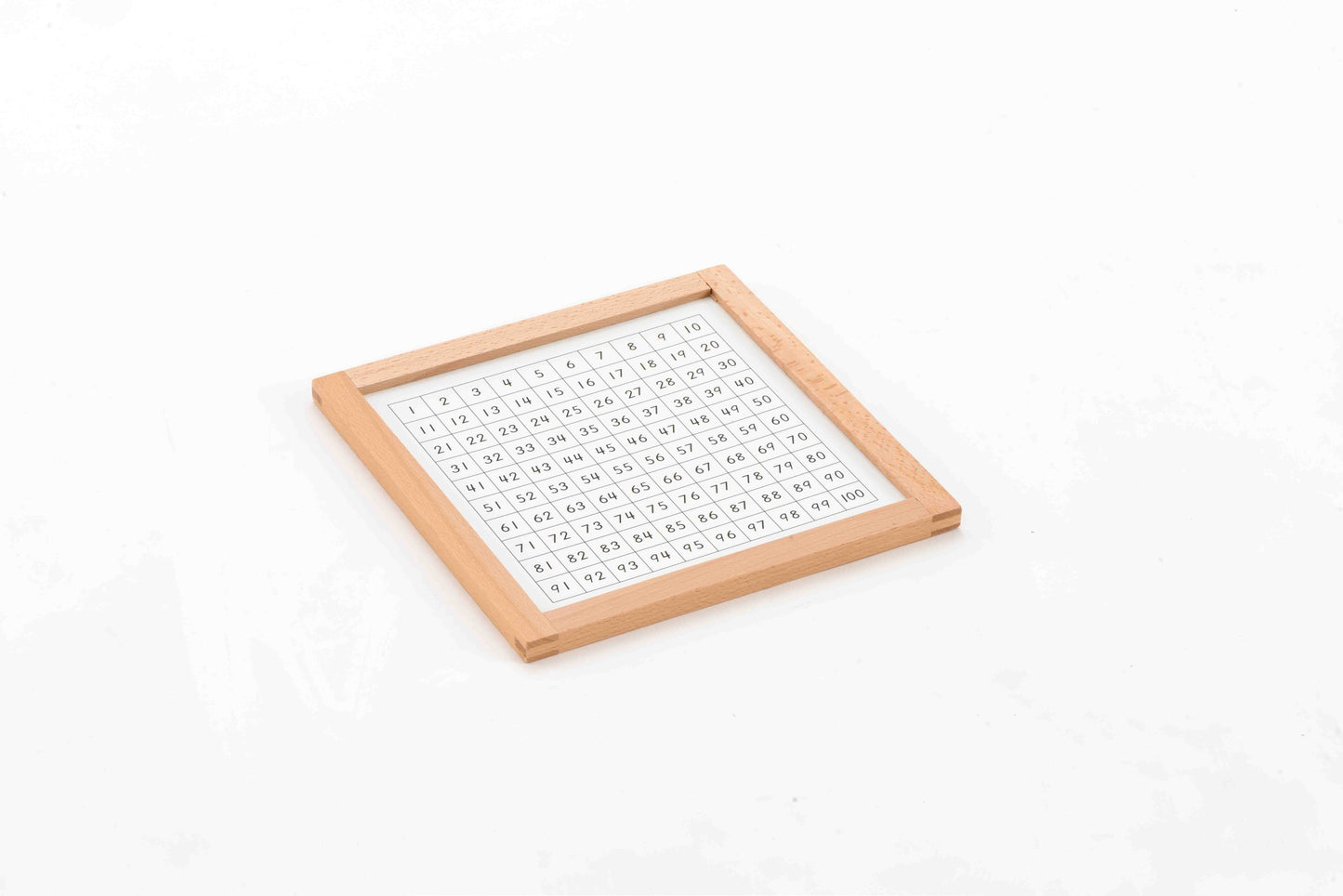 Control Chart Hundred Board-English numbers