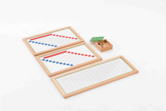 Subtraction Working Charts-English numbers