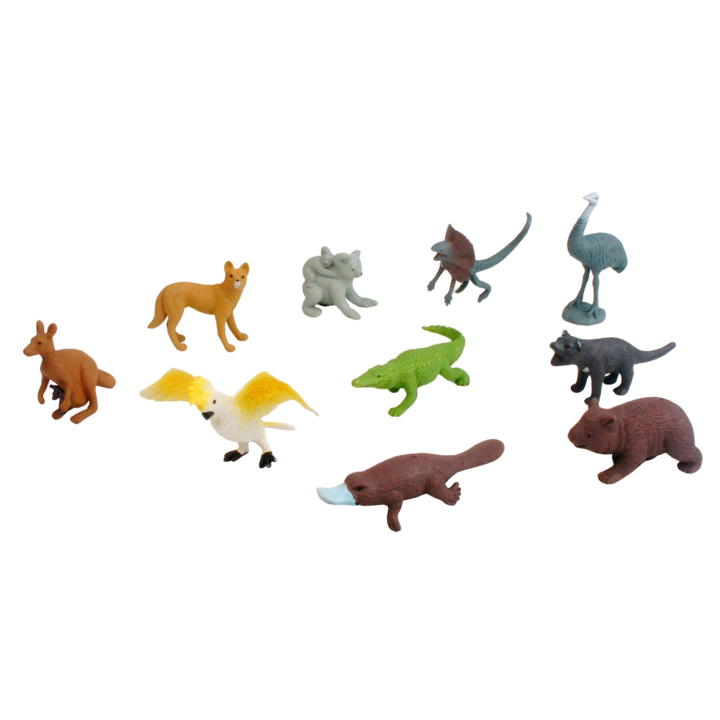 Mini-animaux continentaux – Australasie, texte personnalisé, bilingue, monolingue