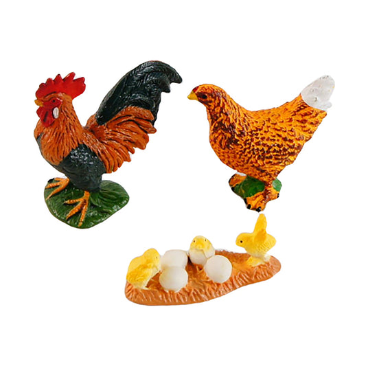 Animal Family- Chicken， Custom Text，Bilingual，Monolingua