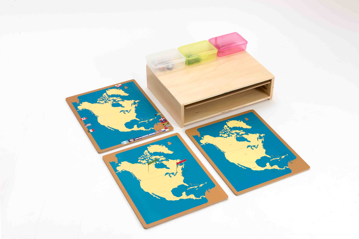 Four Maps of  North America