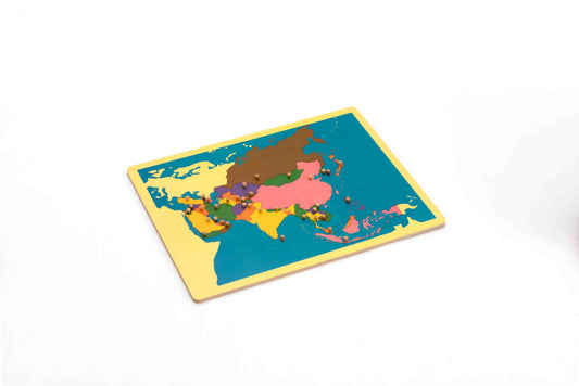 Puzzle Map of Asia