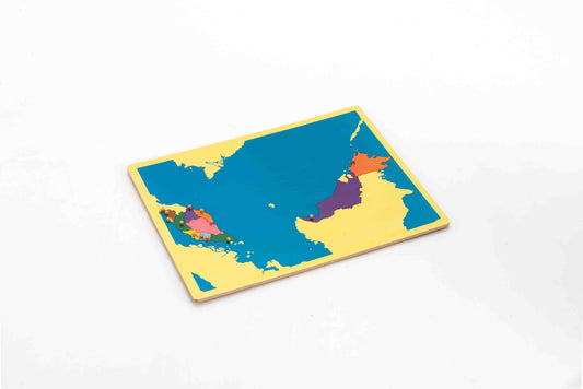Puzzle Map of Malaysia