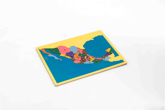 Puzzle Map of Mexico