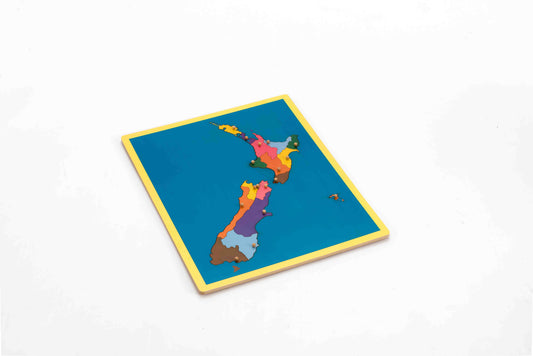 Puzzle Map of New Zealand