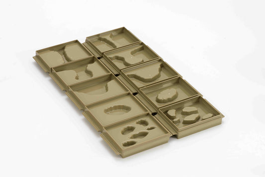 Land And Water Form Trays, Set (10pcs)