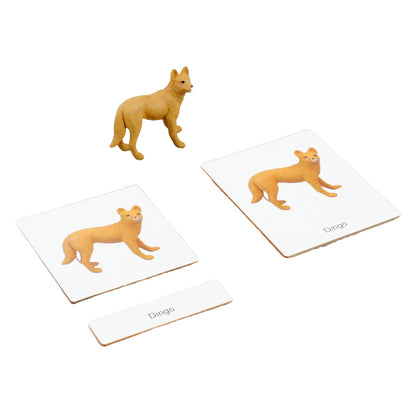 Mini-animaux continentaux – Australasie, texte personnalisé, bilingue, monolingue