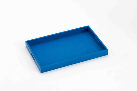 Wooden Tray ( 37.5×24.5cm )-Dark Blue