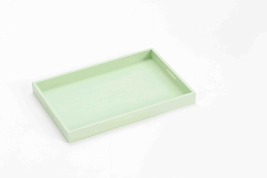 Wooden Tray ( 37.5×24.5cm )-Light Green