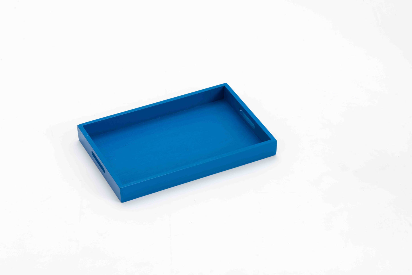 Wooden Tray with Handle (20*30cm )-Dark Blue
