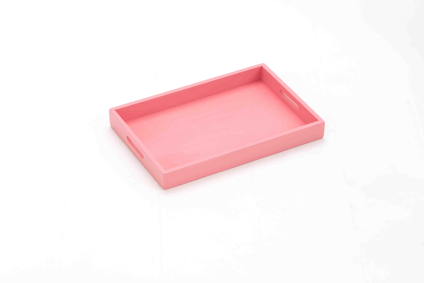 Wooden Tray with Handle (20*30cm )-Pink
