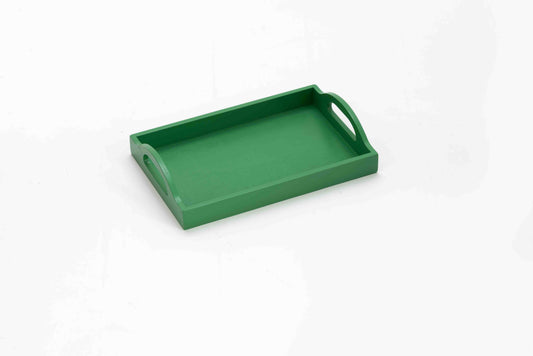 Trays-Medium with Handle-28*18 cm-Green