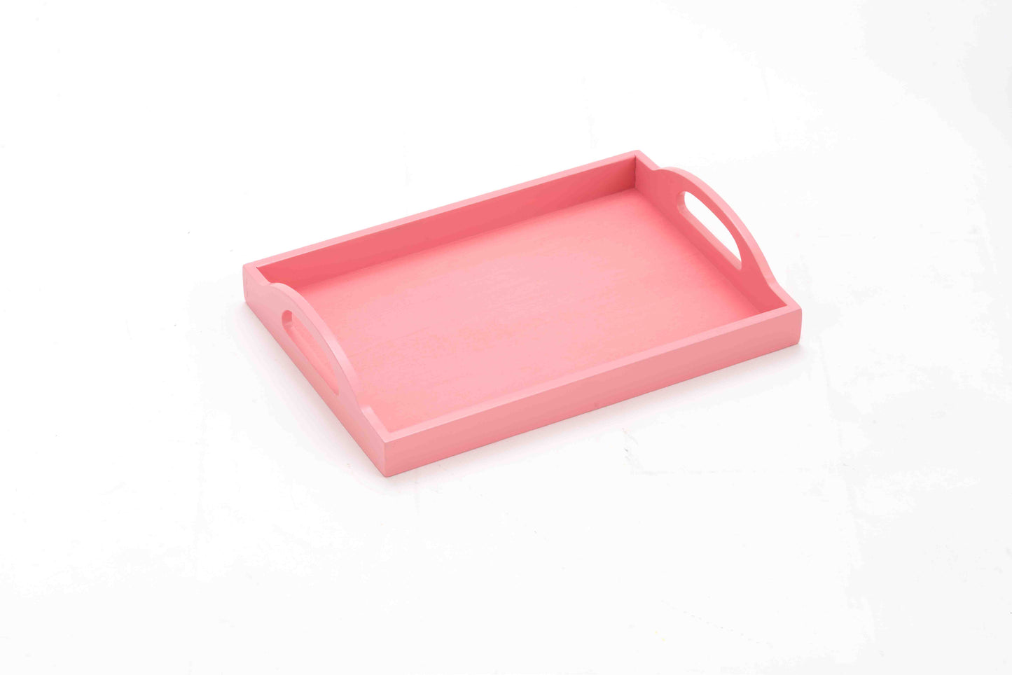 Trays-Medium with Handle-28*18 cm-Pink