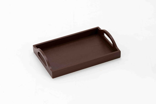 Trays-Medium with Handle-28*18 cm-Brown