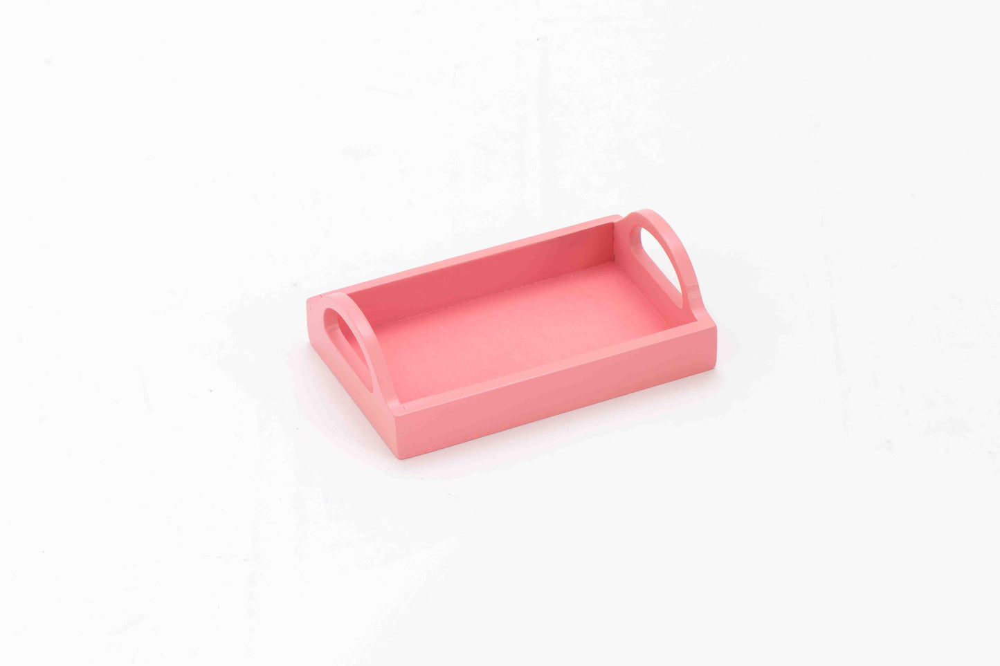 Trays-Small with Handle-16.5*10 cm-Pink