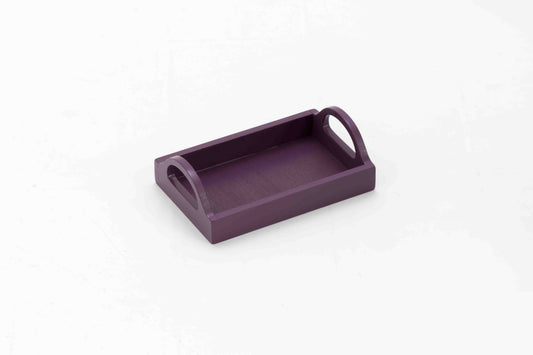 Trays-Small with Handle-16.5*10 cm-Purple