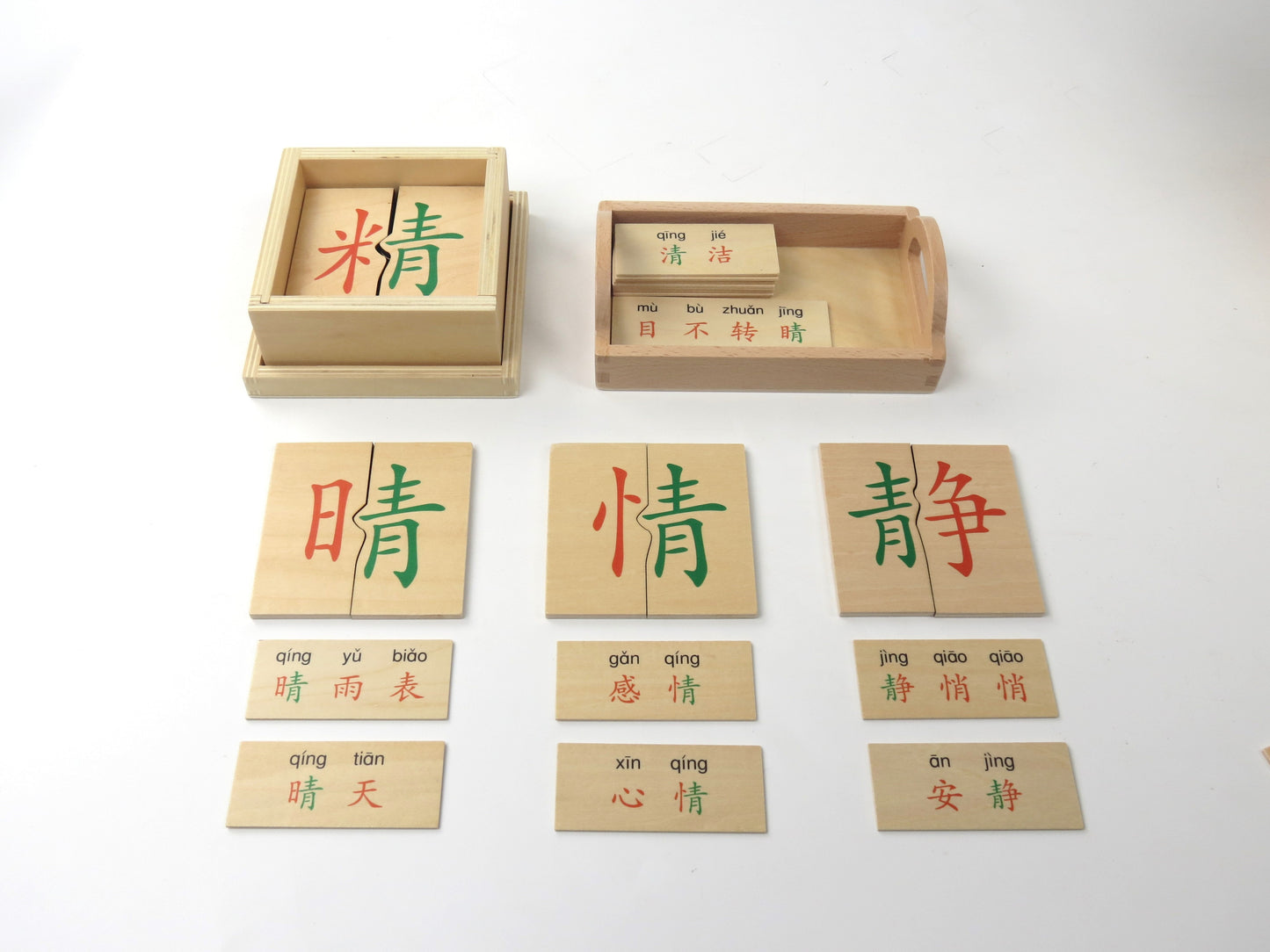 Chinese character  components  box- qing