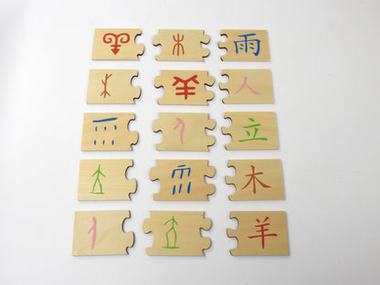 The evolution of Chinese character